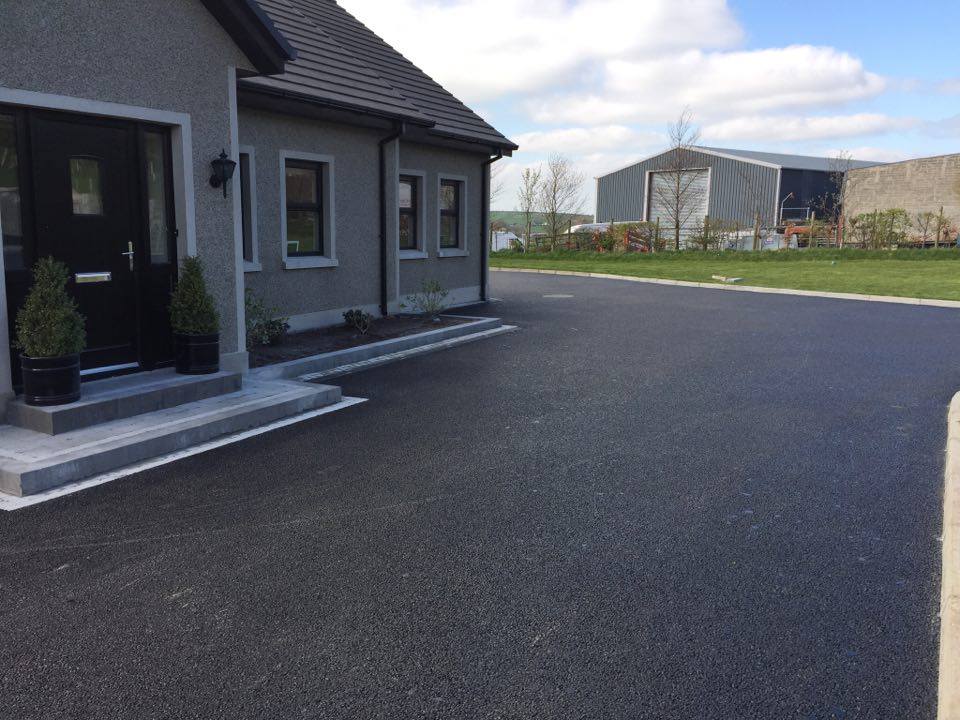 Residential front driveway surfacing